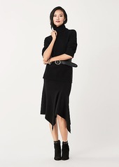 Diane Von Furstenberg Tierney Merino Wool Midi Skirt