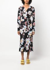 Diane Von Furstenberg Tilly floral-print wrap dress