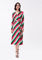 Diane Von Furstenberg Tilly Silk Crepe de Chine Wrap Dress