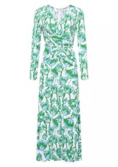 Diane Von Furstenberg Timmy Floral Jersey Dress