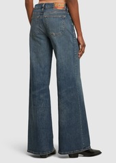 Diesel 1978 D-akemi Cotton Denim Flared Jeans
