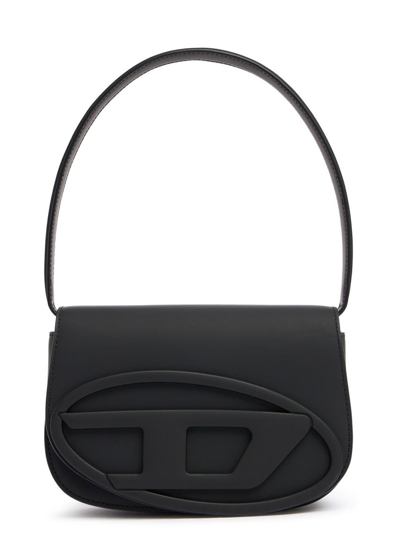 Diesel 1dr Rubberized Leather Shoulder Bag