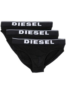 Diesel 3-pack logo briefs