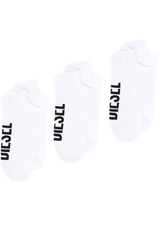 Diesel Skm-Gost logo-jacquard socks (pack of three)