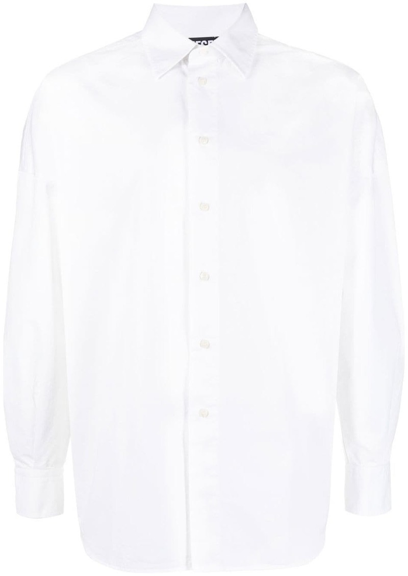 Diesel button fastening shirt