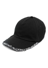 Diesel C-Obik frayed-detail baseball cap