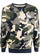 Diesel camouflage-print jumper