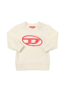 Diesel Cotton Crewneck Sweatshirt W/logo