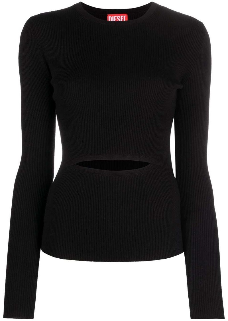 Diesel M-Peris cut-out knitted top