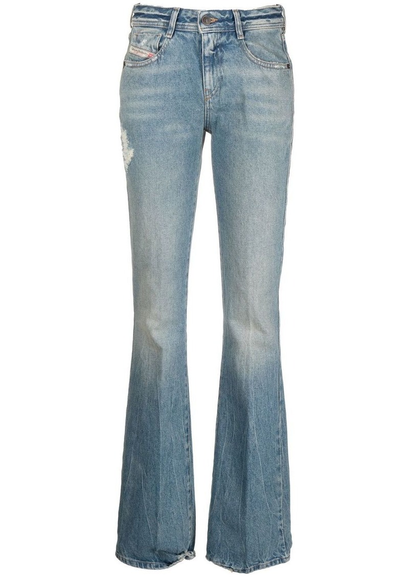Diesel D-Ebbey faded bootcut jeans