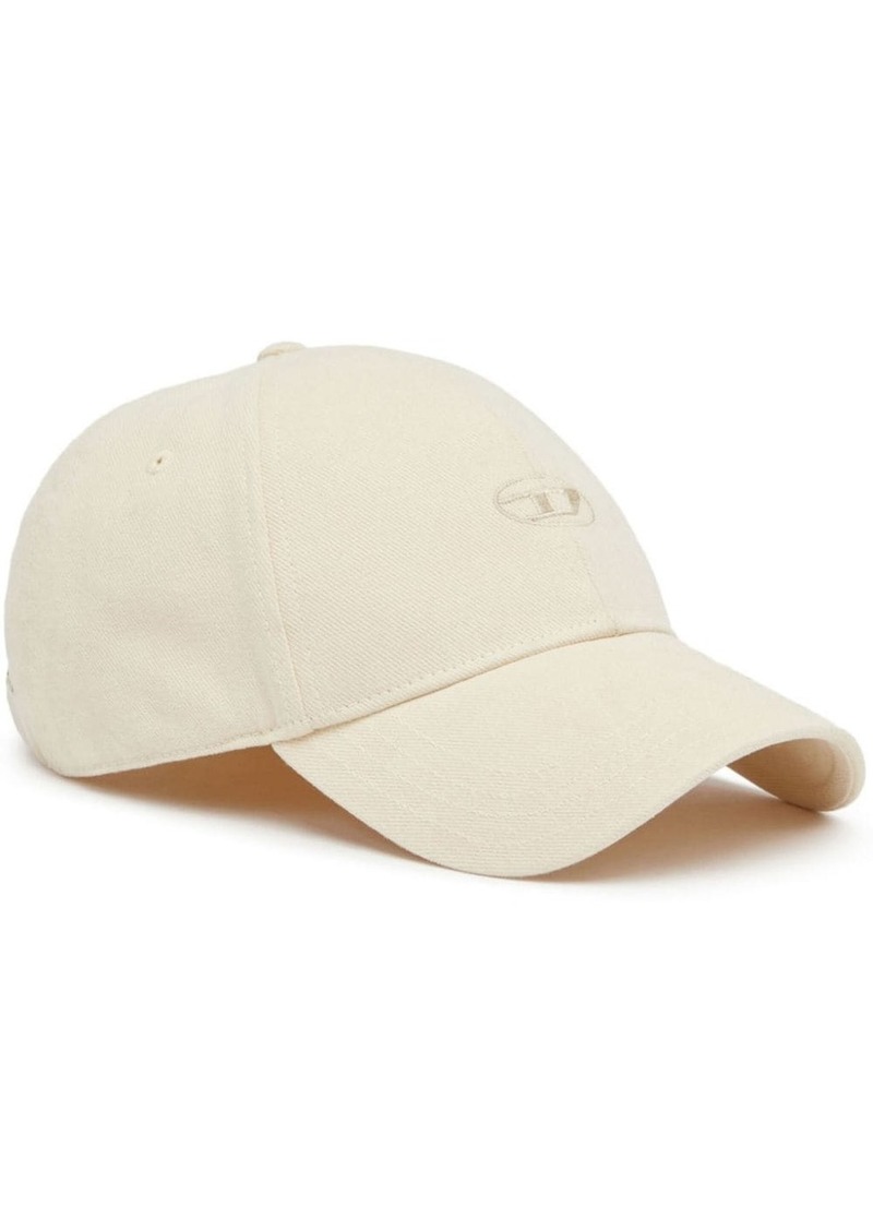 Diesel C-Run-Wash logo-embroidered cap