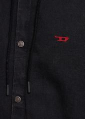 Diesel D Embroidery Cotton Blend Overshirt
