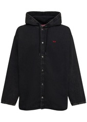 Diesel D Embroidery Cotton Blend Overshirt