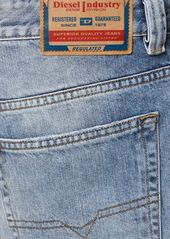 Diesel D-macro Cotton Denim Straight Jeans