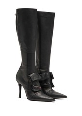 Diesel D-Venus Pocket leather knee-high boots