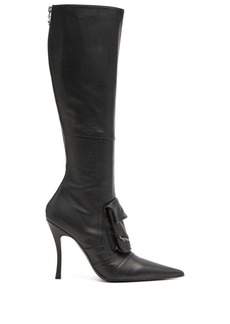 Diesel D-Venus Pocket leather knee-high boots