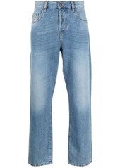 Diesel D-Viker embroidered-logo jeans