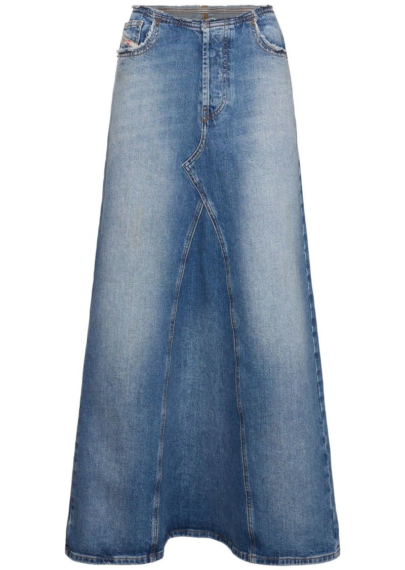 Diesel De Pago Denim Long Skirt