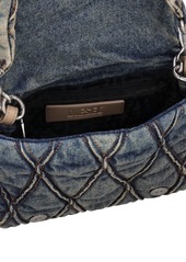 Diesel Denim W/ Charm Shoulder Bag