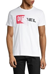 Diesel Diego Double-Logo Cotton T-Shirt