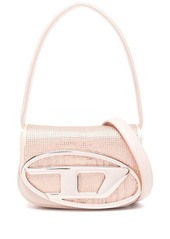 DIESEL 1DR-ICONIC SHOULDER BAG IN CRYSTAL SATIN