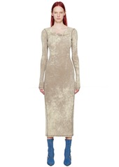 Diesel Beige D-Critic Midi Dress