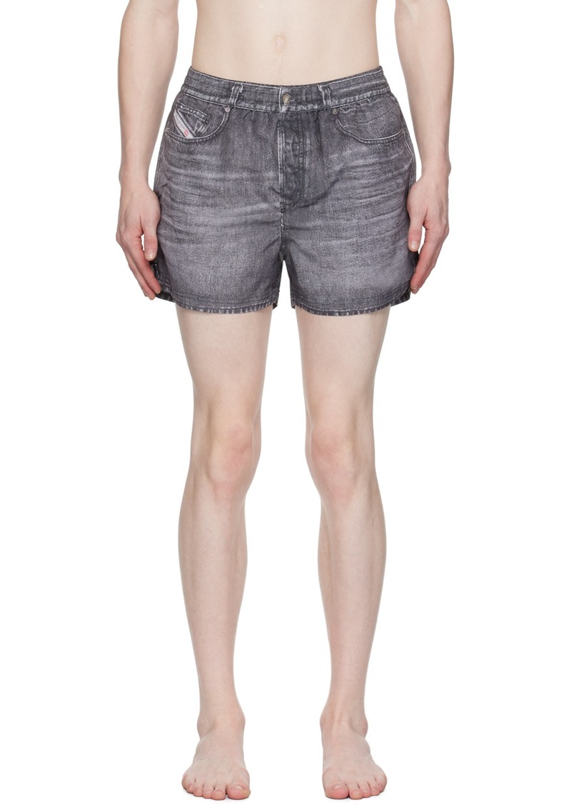 Diesel Black Bmbx-Ken-37 Swim Shorts