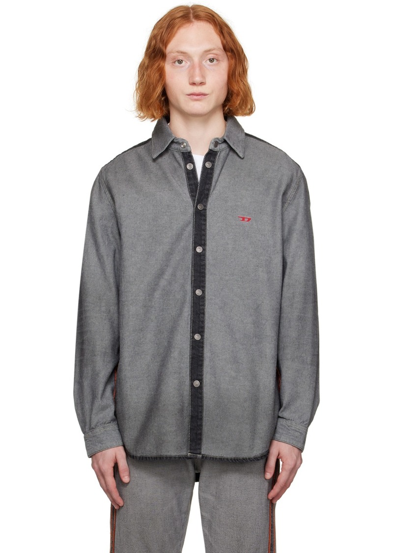 Diesel Black D-Simply-Sp1-S Denim Shirt