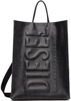 Diesel Black DSL 3d Shopper L X Tote