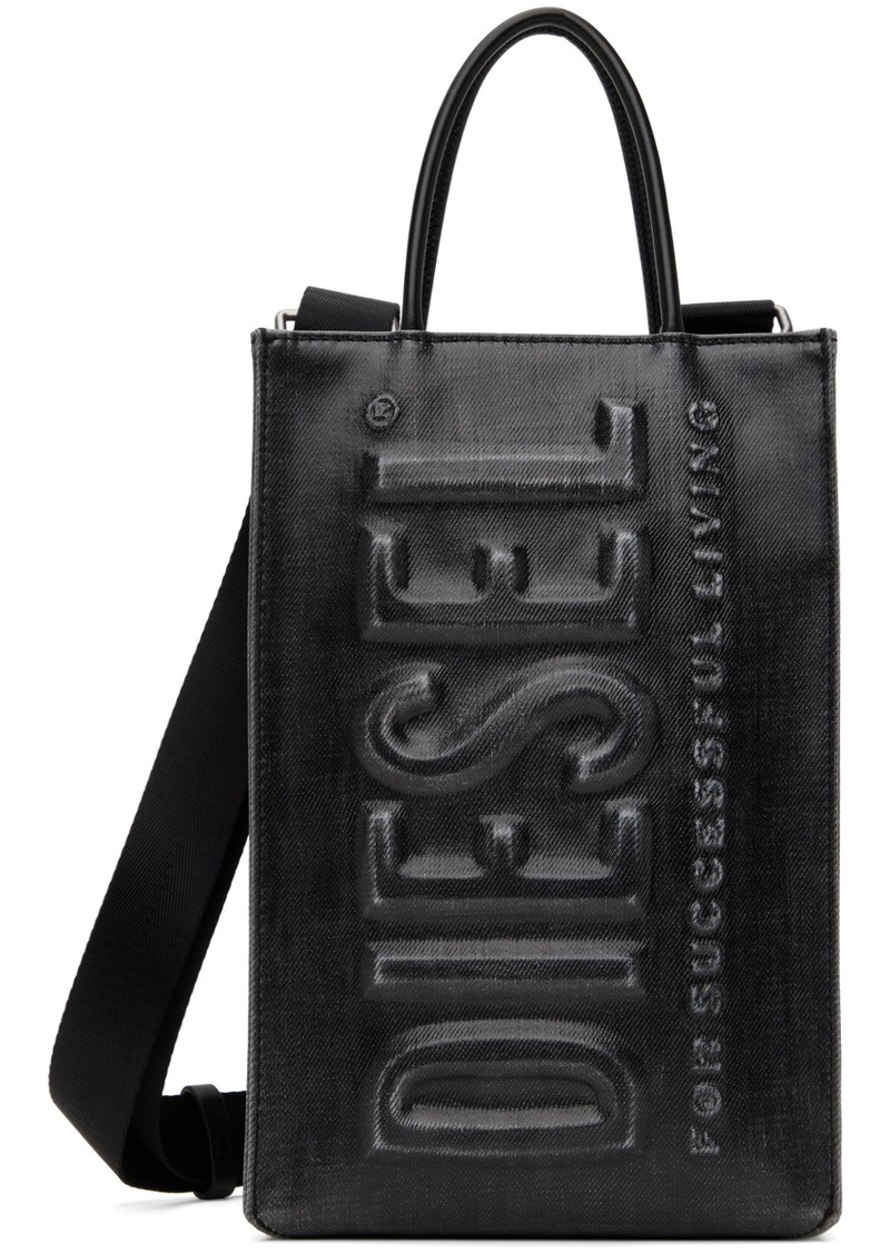 Diesel Black Dsl 3D Shopper M X Tote