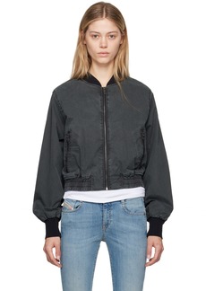 Diesel Black G-Rail-P1 Bomber Jacket