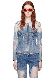 Diesel Blue De-Milly-Fsd1 Denim Jacket