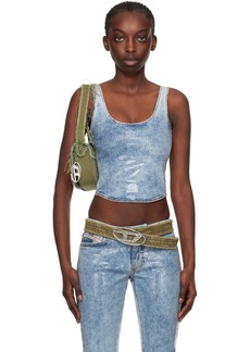 Diesel Blue De-Shi-S Denim Tank Top