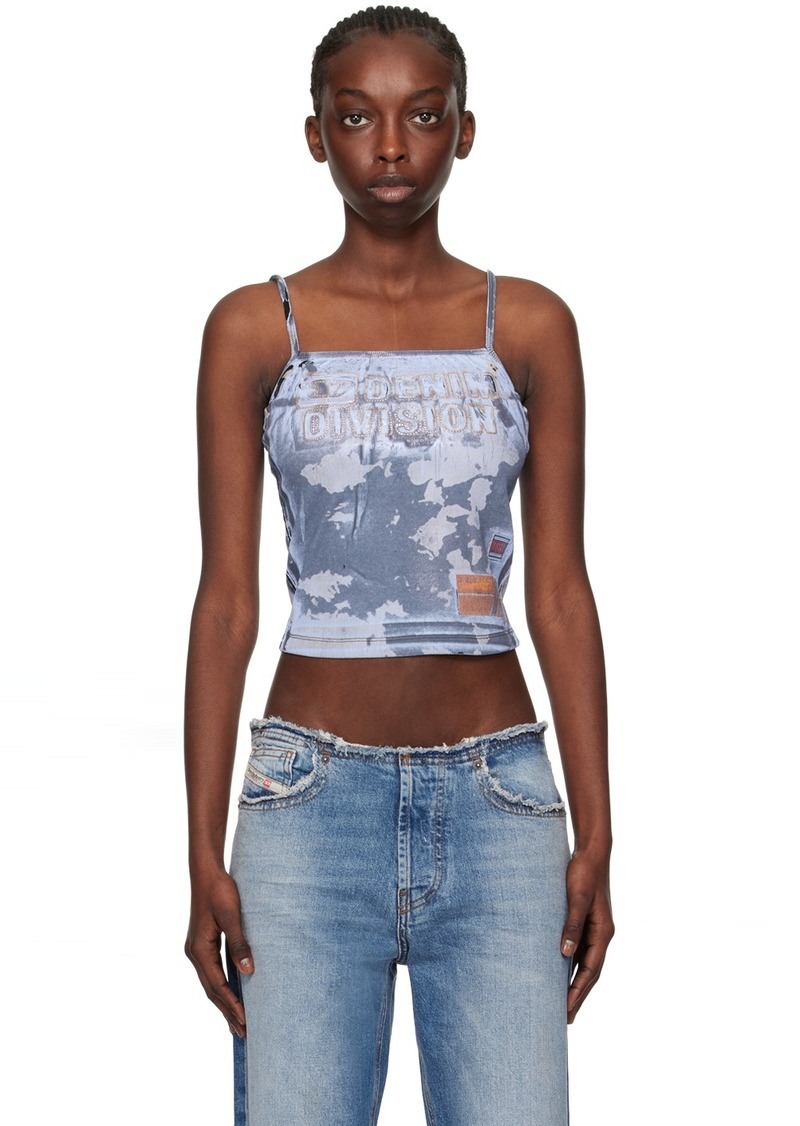 Diesel Blue T-Hop-Plk Tank Top