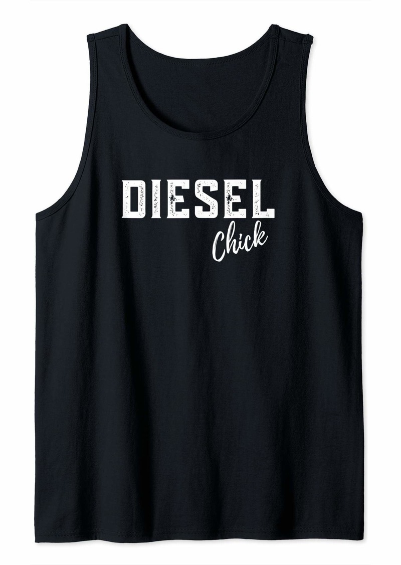 Diesel Chick Truck American Woman Brothers Turbo Female Gift Tank Top