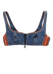 DIESEL Cropped denim top