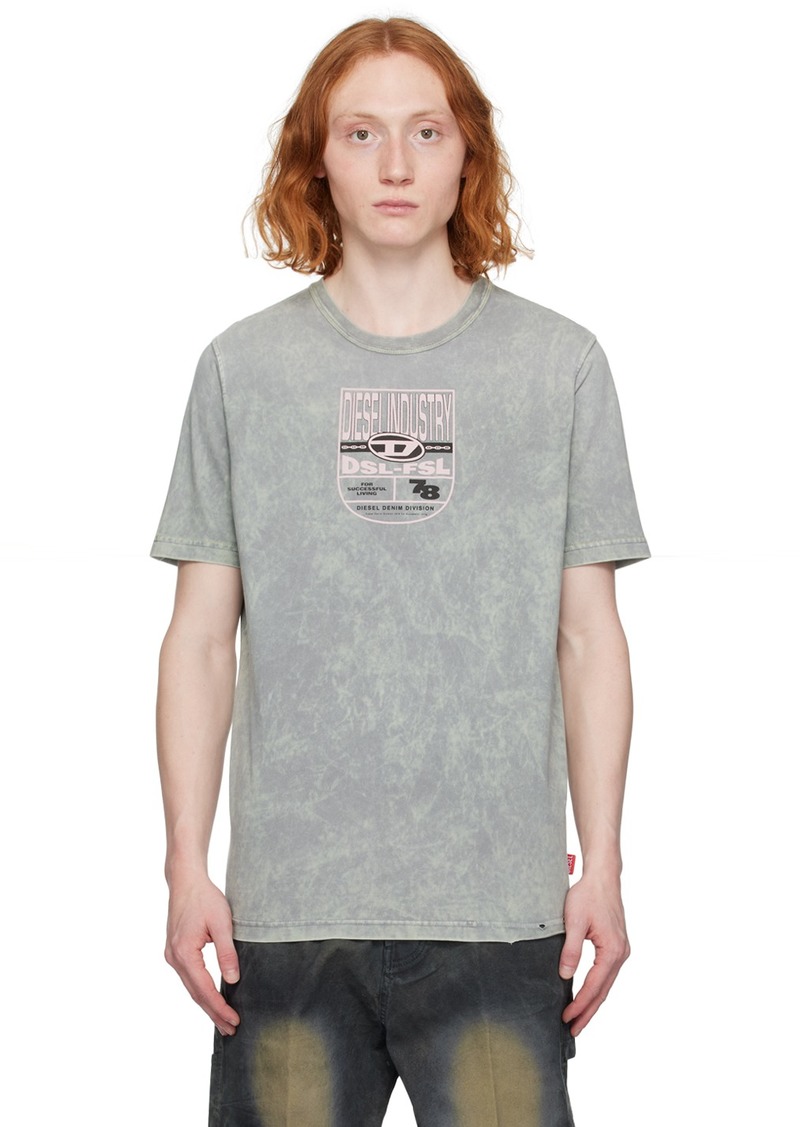 Diesel Gray T-Just-N17 T-Shirt