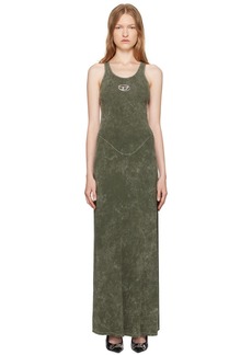 Diesel Green D-Avena-P1 Maxi Dress