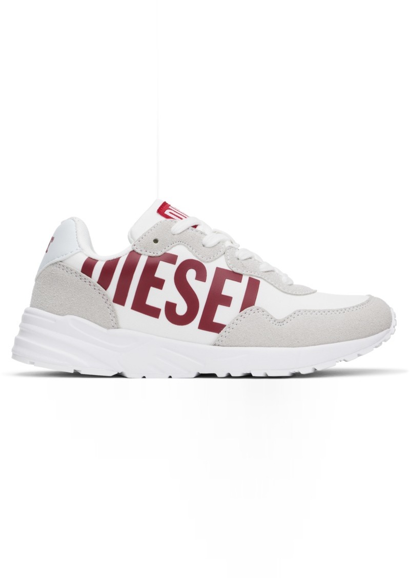 Diesel Kids White S-Star Light Lc Sneakers