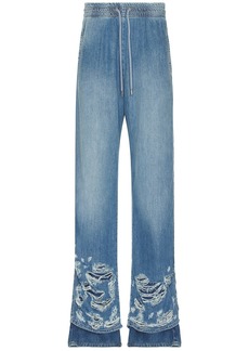 Diesel Martian Denim Wide Pants