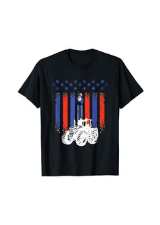 Diesel Mechanic - Truck Tractor US Flag Bus Mechanic T-Shirt