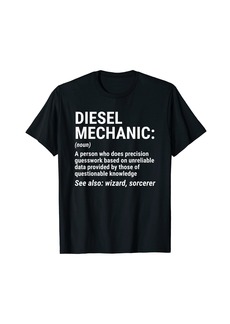 Diesel Mechanic Definition T-shirt Funny Mechanic Tee Gift