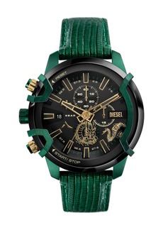 Diesel Men's Griffed Chronograph, Green Stainless Steel Watch