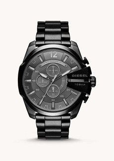 Diesel Men's Mega Chief Chronograph, Black-Tone Stainless Steel Watch