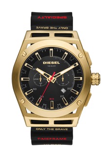 Diesel Men's Timeframe Chronograph, Gold-Tone Stainless Steel Watch