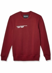 Diesel Men's Willy Sweat-Shirt Burgundy/red XS