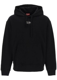 Diesel s-max hoodie with oval d logo