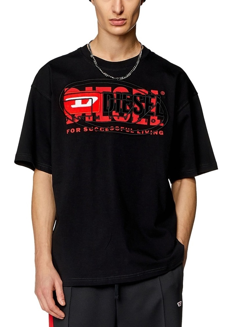 Diesel T-Boxt Cotton Logo Graphic Tee
