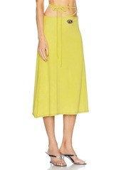 Diesel Tie Waist Midi Skirt