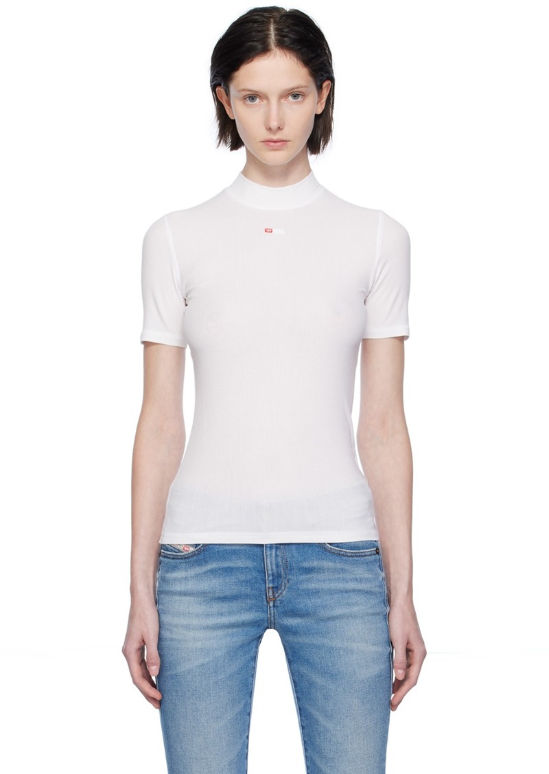 Diesel White T-Mokky-Microdiv T-Shirt